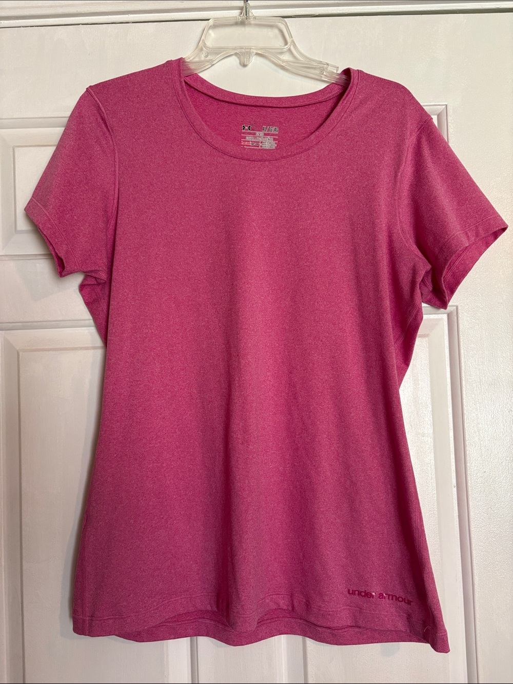 Under Armour Women's Hot Pink Short Sleeve Performance Tee